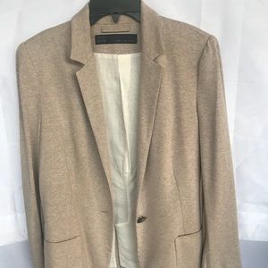 Khaki lined Cotton blazer
